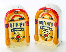 Juke Box from 1960s ceramic S&P Shakers Music