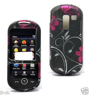Cover Rubber Feel Hard Case For Samsung Profile SCH R580 Slider Phone
