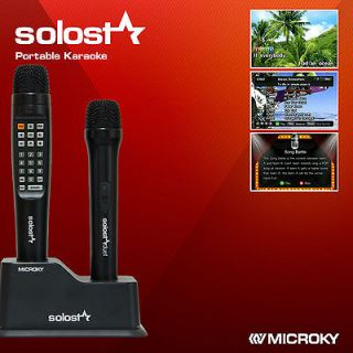 MicroKY Solostar Duet Bundle Karaoke System   5000 Songs   Sing and