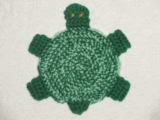 Turtle Potholder crochet PATTERN