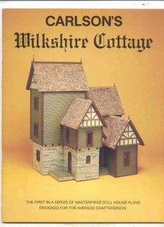 Wilkshire Cottage Dollhouse Plans Book 1 scale ACP8467