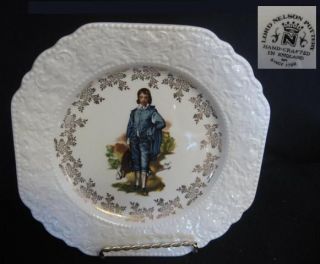 LORD NELSON POTTERY GAINSBOROUGH BLUE BOY CABINET PLATE