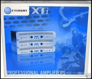 NEW CROWN XTi 6000 amplifier XTi6000 AMP XTi 6000 DJ