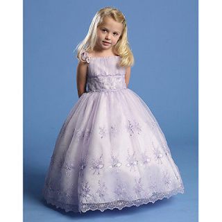 Angels Garment Toddler Girl 2T Lilac Criss Cross Tie Back Easter Dress