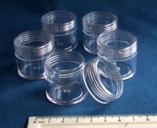 Small Bead Craft Storage Pots Containers With Lids