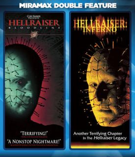 Hellraiser 4 Bloodline/Hell raiser 5 Inferno Blu ray