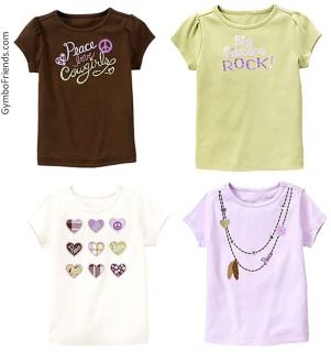 Gymboree NWT COWGIRLS AT HEART big sisters rock top tee