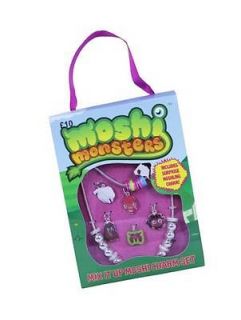 MOSHI MONSTERS MOSH IT UP CHARM GIFT SET   CONTAINS NECKLACE,BRACE LET