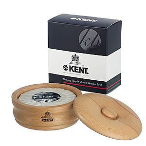 Kent SB1 Wooden Shaving Bowl and Soap