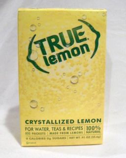 True Lemon   Crystalized Lemon 32 count box .91 oz
