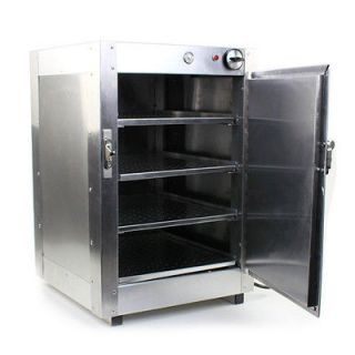 Food Pizza Warmer Heated Aluminum Countertop 16x16x24 Hot Box Cabinet