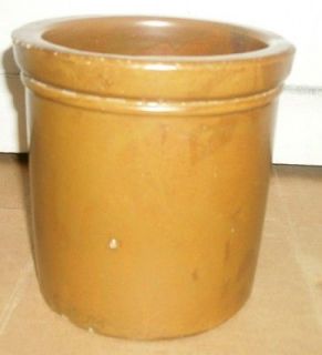 Stoneware 1/2 Gallon Crock with Tie Ring that is Bottom Marked