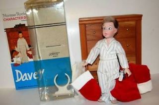 Norman Rockwell Collectors Edition Davey Character Doll + Dresser