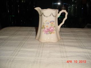 Crooksville china pitcher  made in usa  #1143