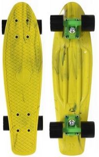 Penny Skateboards Marble Yellow/Green/B lack Boards 22   Plus Free