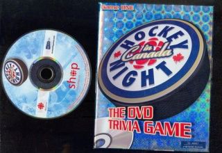 2006 HOCKEY NIGHT IN CANADA DVD TRIVIA GAME 1 LIKE NEW
