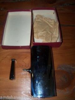 TABLE CRUMB SWEEPER ROLLER BRUSH, CHROME used/with box france