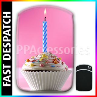 Cup Cake Birthday Treat Delight Neoprene Case Sleeve For Kindle 6 E