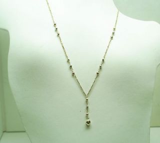 14k gold bead necklace in Vintage & Antique Jewelry