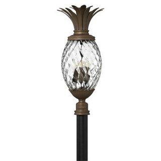 Hinkley Lighting Plantation Pineapple Post Lantern in Copper Bronze