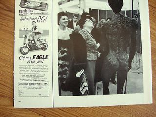 1957 Cushman Eagle Motorcycle Ad
