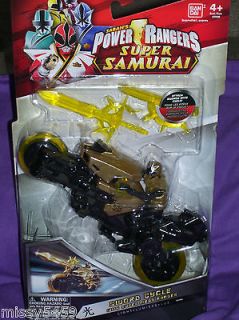 Rangers Samurai GOLD LIGHT Sword CYCLE with SUPER Mega Ranger Figure
