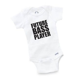 Bass Player Onesie Baby Clothing Shower Gift Geek Funny Cute Toddler