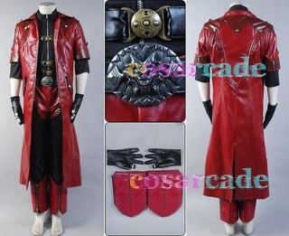 DMC 4 Devil May Cry 4 Dante Costume   Coat,Shirt,Pla nts,Belt,Glove s