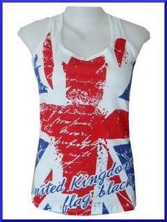 Tank Top Shirt British Flag United Kingdom London Jack Beach Summer
