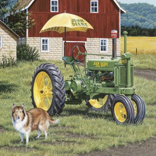 Cypress Grandpa Lloyds Air Conditioned A John Deere Tractor Collie