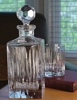 Rogaska by Reed & Barton Crystal Soho Square Decanter, 26oz, new in