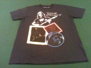 David Gilmour Black S/S Fan Shirt Size Large (UIS R)