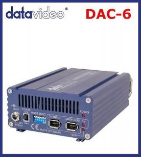 Datavideo DAC 6 DV (IEEE 1394) to Analog Video Converter Brand New