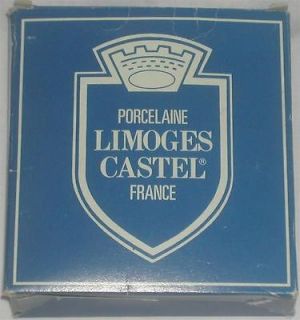 Limoges Castel Porcelain Trinket Box France With Box