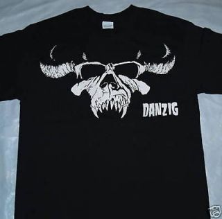 DANZIG   Horned Skull   T Shirt Brand New S M L XL 2XL