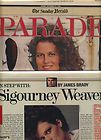 Sigourney Weaver collectibles 23 clippings 1986 1989; rare archive