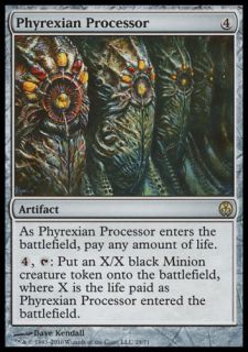 1x] PHYREXIAN PROCESSOR [x1] PvC duel deck MTG NM