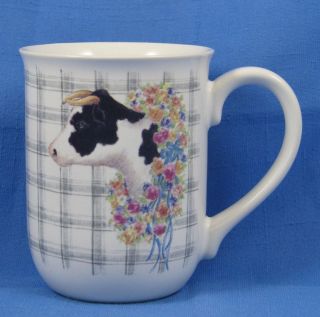 Otagiri Japan Heartprint Cow Coffee Mug