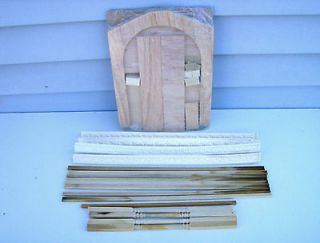 Dollhouse Miniature Trim Molding Wood Porch Railings Posts Archway Kit
