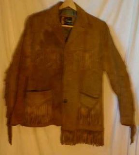 leather jacket fringe in Mens Clothing