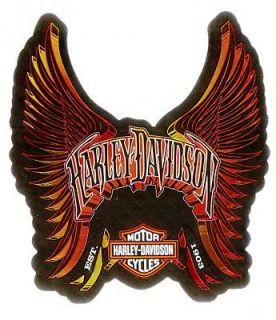 Harley Davidson Motorcycles Eagle Wings Bar & Shield Logos Decals