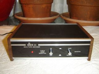 DBX 21, Disc/Tape Decoder, Type II Noise Reduction, Vintage Unit
