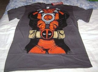 MARVEL DEADPOOL COSTUME T SHIRT S SMALL SM NEW COSPLAY TEE