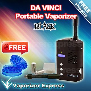 BLACK Herbal Portable Vaporizer DaVinci + GRINDER + 