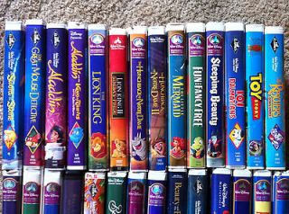 LOT OF 48 Walt Disney VHS videos movies ALL ANIMATED, including HTF