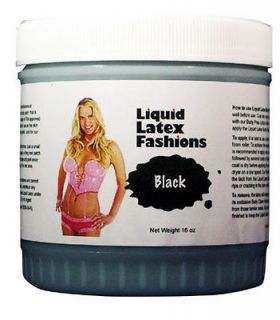 16oz Black Liquid Latex Body paint