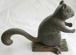 Squirrel Nutcracker Godinger Silver Art Co GSA 5.75 Patina