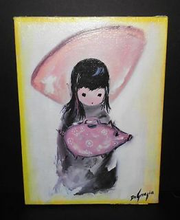 Hand painted Reproduction Ted Degrazia Native American Indian