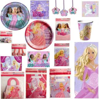 BARBIE PERENNIAL PRINCESS Birthday Party Supplies ~ Pick 1 or MANY to