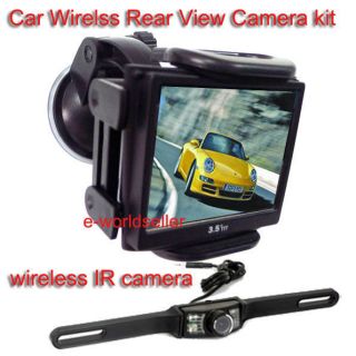 inch Screen Wireless monitor with car holder + waterproof IR